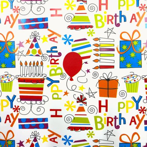 LETS PARTY 500mm x 50Mtr