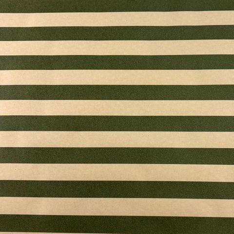 STRIPE OLIVE RECYCLED 500mm x 50Mtr (WIDE)