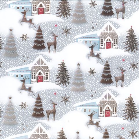 SNOWSCAPE 500mm x 35Mtr - (ROLLED INSIDE OUT - NO RETURNS)