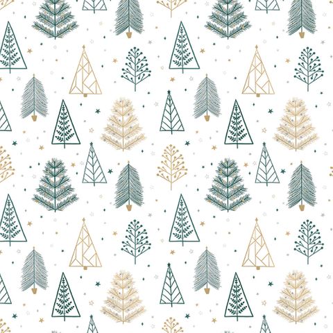 TRENDY TREES WHITE 600mm x 15Mtr Approx (INSIDE OUT -NO RETU