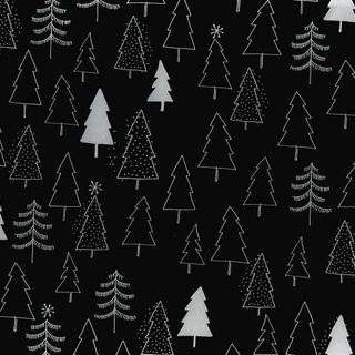 TRENDY TREES BLACK SILVER 500mm x 50Mtr-INSIDE OUT-NO RETURN