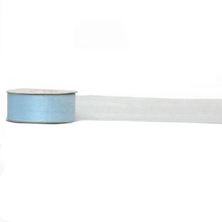 SPARKLE ORGANZA 38mm x 50Mtr PALE BLUE