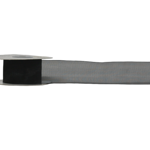 ORGANZA WIRED EDGE ( BELLA ) 40mm x 23Mtr BLACK
