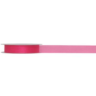 ORGANZA WOVEN EDGE 16mm x 50Mtr HOT PINK