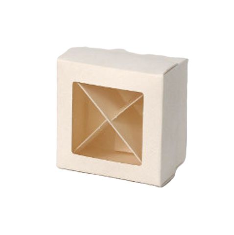 IVORY CLEAR TOP BON BON BOX SMALL 7(L) x 7(W) x 4(H) cm