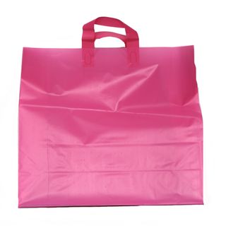SOFTLOOP BAG LRG 39.5H x 45W x 15G cm HOT PINK (25 PER PACK)