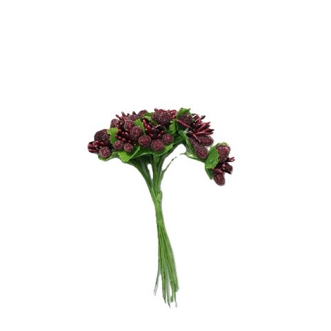 PICKS M BUNDLE BURGUNDY FROST - 12 PER BUNCH