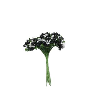PICKS B BUNDLE SILVER/BLACK- 12 PER BUNCH