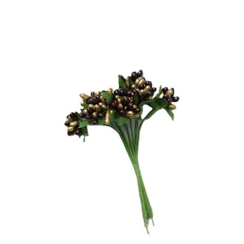 PICKS A BUNDLE BURGUNDY/GOLD- 12 PER BUNCH