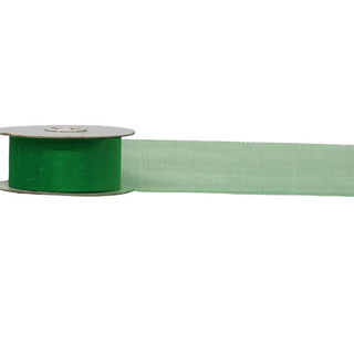 SPARKLE ORGANZA 38mm x 50Mtr EMERALD GREEN
