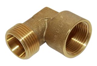 3/4 inch brass elbow