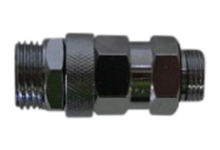 1/2 inch BSPM to 3/8 inch NPTM swivel