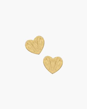 Gold - Solid Heart Stud