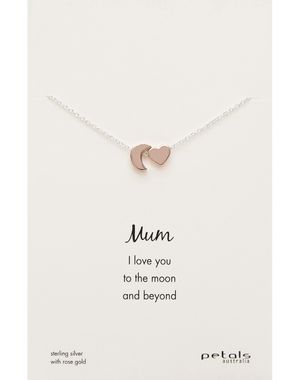 Rose - Mum & Moon Necklace