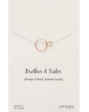 Rose - Brother Sister Necklace