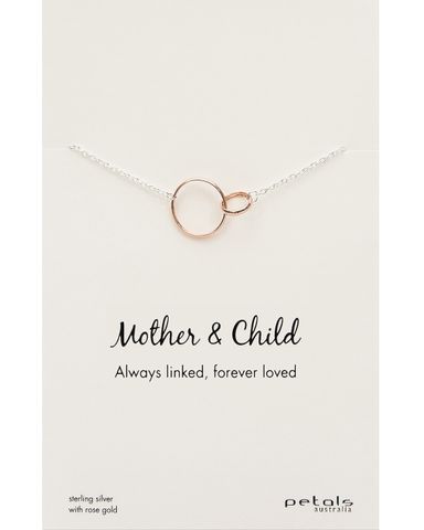 Rose- Mother & Child Necklace