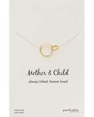 Gold - Mother & Child Necklace