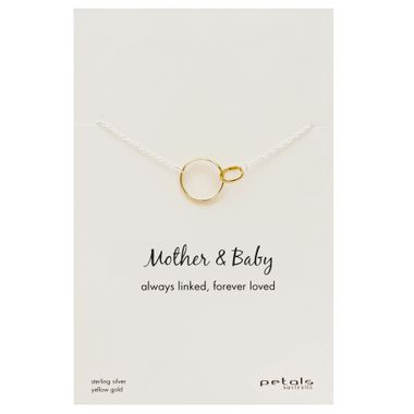 Gold - Mother & Baby Necklace