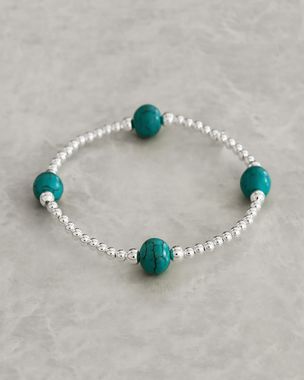 Turquoise - Silver and stone