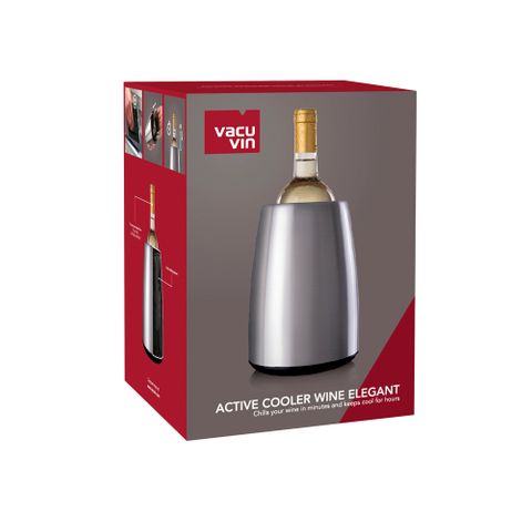 Vacu Vin Active Cooler Wine Elegant Stainless Steel