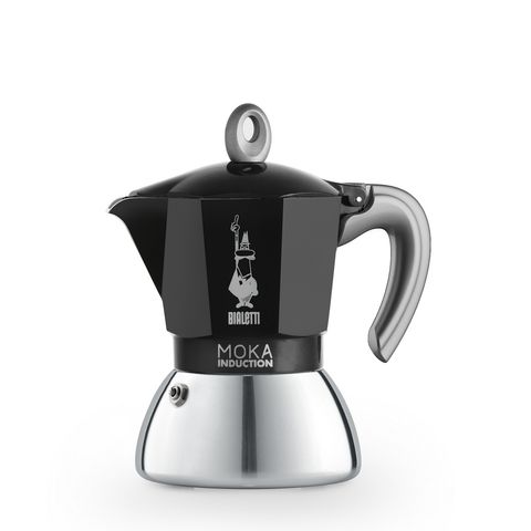 Bialetti Moka Induction Bi Layer Black 4 Cup