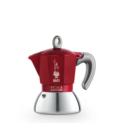 Bialetti Moka Induction Bi Layer Red 2 Cup