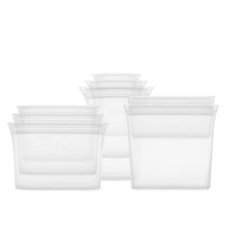 Zip Top Full 8 Piece Set - Bag, Cup & Dish in Frost