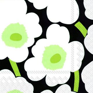 IHR Cocktail Marimekko Unikko Black