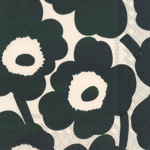 IHR Cocktail Marimekko Unikko Cream Green