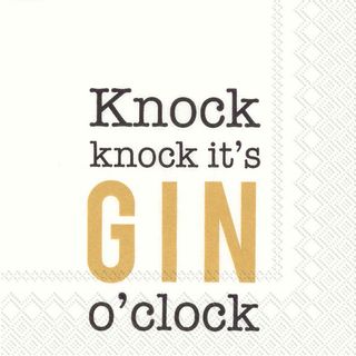 IHR Cocktail Knock Knock Its Gin O'Clock
