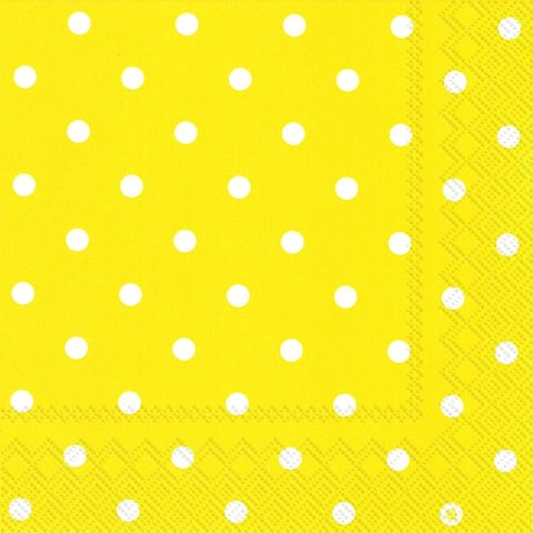 IHR Luncheon Little Dots Yellow