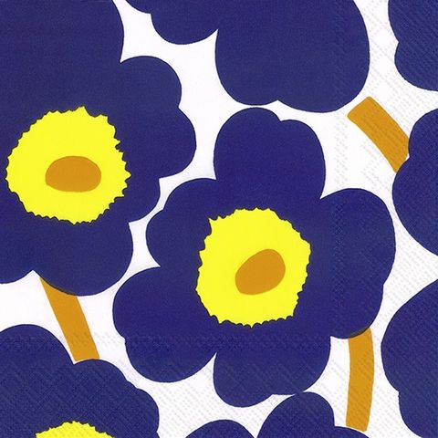 IHR Luncheon Marimekko Unikko Dark Blue