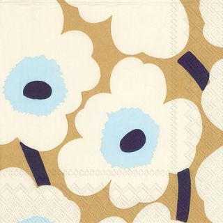 IHR Luncheon Marimekko Unikko Cream Gold