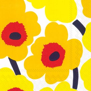 IHR Luncheon Marimekko Unikko Dark Yellow