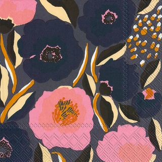 IHR Luncheon Marimekko Rosarium Blue Rose