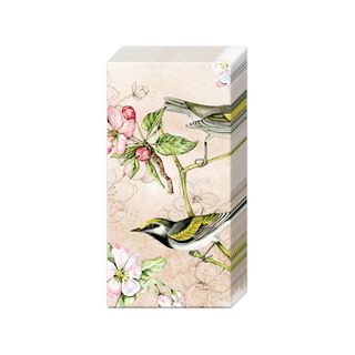 IHR Tissue Bird Symphony Cream