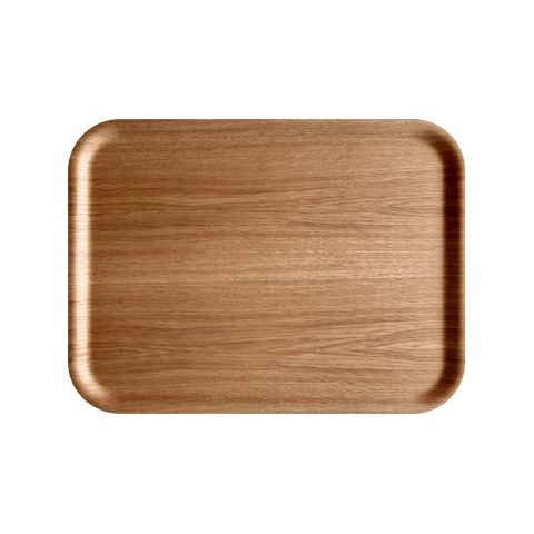 Atiya Rectangle Wooden Tray Oak 43x33cm