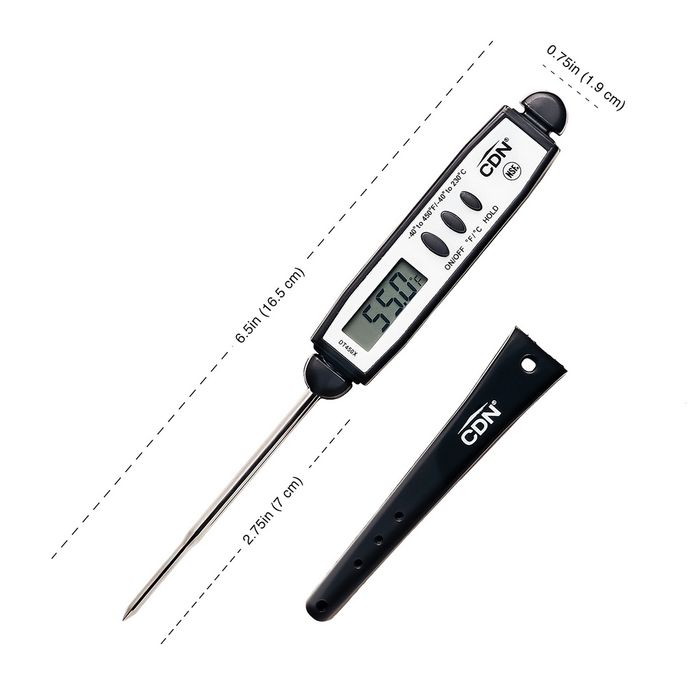 PROACCURATE WATERPROOF DIGITAL CANDY & DEEP FRY THERMOMETER