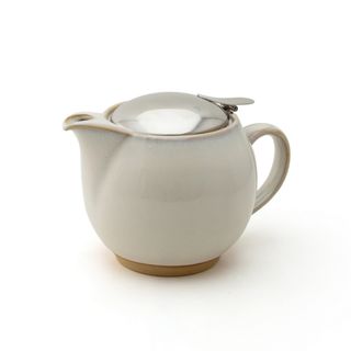 Zero Teapot 450ml Earth Natural White