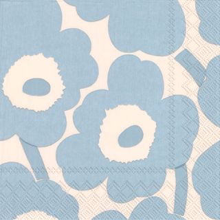 IHR Cocktail Marimekko Unikko Cream Light Blue