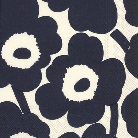 IHR Cocktail Marimekko Unikko Dark Blue Nature