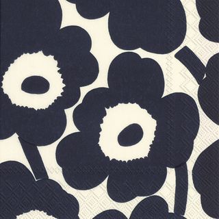 IHR Luncheon Marimekko Unikko Dark Blue Nature