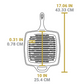 Lodge Yellowstone Cowboy Square Grill Pan 26.7cm