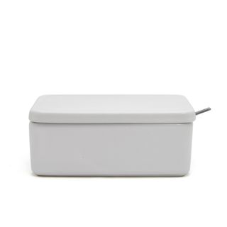 Zero Butter Case White with Stainless Steel Knife