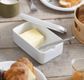 Zero Butter Case White with Stainless Steel Knife