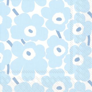 IHR Luncheon Marimekko Mini Unikko Light Blue