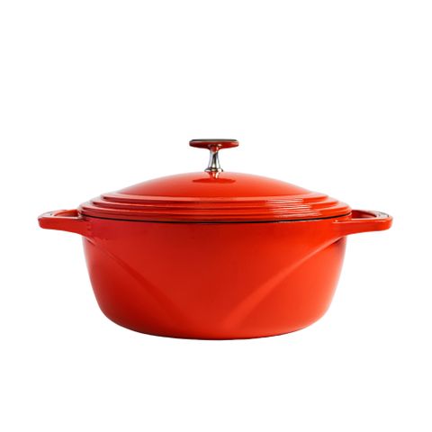 Lodge USA Enamel Dutch Oven 7.09L 30.2cm Cherry On Top