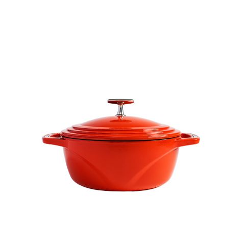 Lodge USA Enamel Dutch Oven 4.25L 26cm Cherry On Top