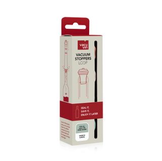 VV Loop Vacuum Wine Stopper 4 Pce Coloured