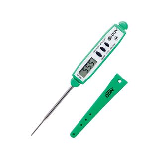 CDN Proaccurate Digital Thermometer Thin Tip Field Calibratable Green